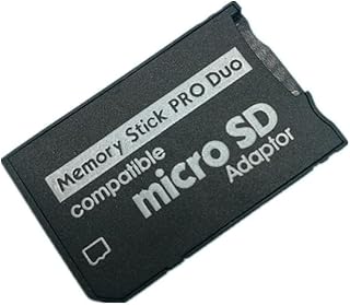 メモリースティック PRO Duo 変換アダプタ 互換品 microSD to MemoryStick PRO Duo SDHC/SDXCカード対応変換 PSPメモリーカード変換器