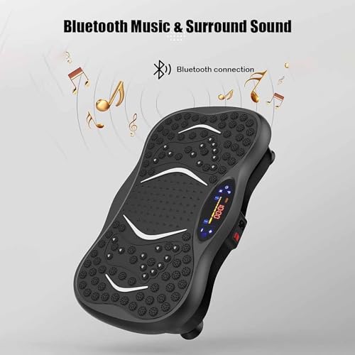 Plataforma Vibratoria para Drenaje Linfático y Entrenamiento Corporal Completo, Quema de Grasa, Capacidad Máxima de 330 lb, Solo para Adultos miniatura 5