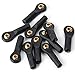 QUE-T 10pcs Ball Head Holder Tie Rod End M3 Ball Joint Linkage for RC Hobby Model Car Truck Boat (30mm)