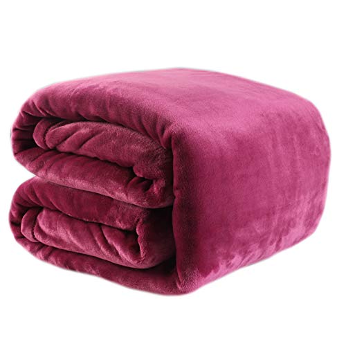 Couverture de velours marine contre le froid du lit et sofa - 6