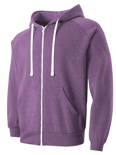 M MA CROIX Mens Premium Heavyweight Zip Up Hoodie Jacket Ultimate Comfort Fleece Outerwear XS-5XL2