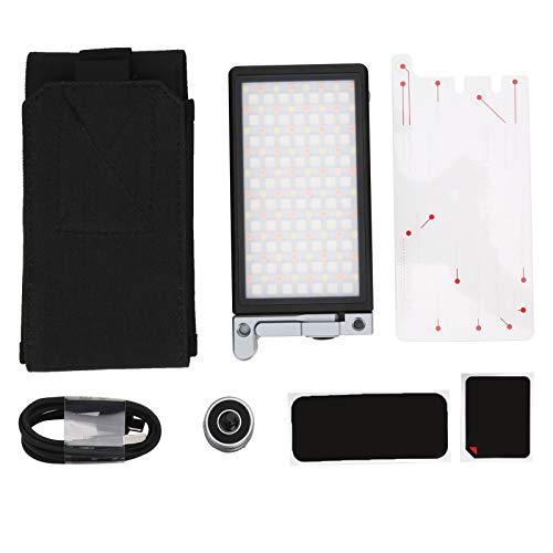 Luz de relleno portátil RGB para evitar mala iluminación en cámara