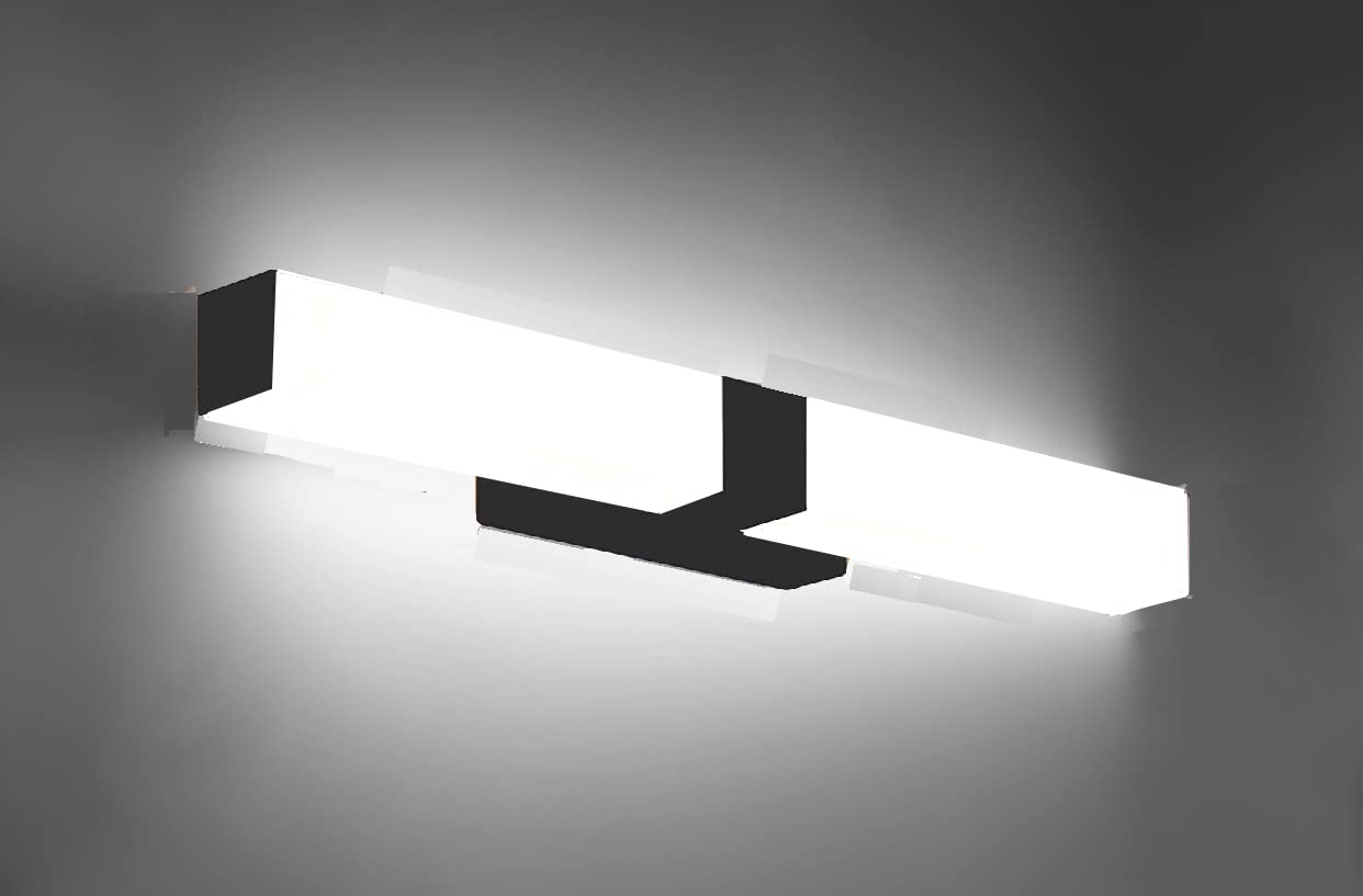 Groeien 15W Rectangular LED Mirror Bathroom Picture Wall Light(White) (1)