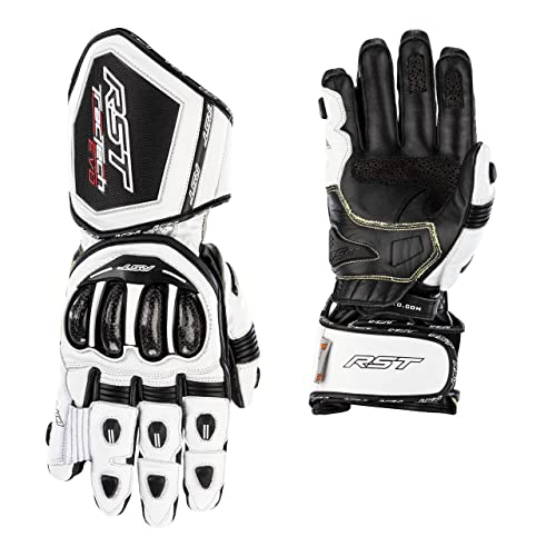 RST Tractech Evo 4 CE Glove (White/Black, Large)