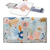 DzpKrka Cambiador de Pañales | Cambiador Portátil para Pañales con Bolsillo para Toallitas - Accesorio Plegable para Cochecitos para Hospital Camping Guardería Habitación Papá Mamá Postparto