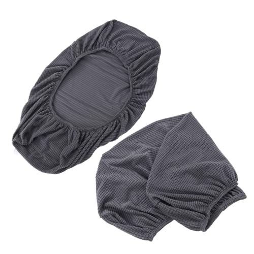 Cabilock Copertura Antipolvere Elastica per Condizionatori D’Aria a Parete Interni 2 Pezzi in Rete Traspirante Grigio Scuro Protezione Rimovibile e Lavabile per Unità Split Casa e