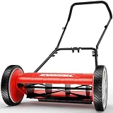 EWORK Push Reel Lawn Mower 23' with 5-Blade Cutting System for Lawn Care
