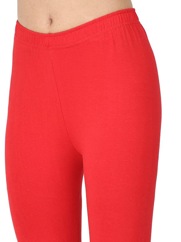 Image of Robinbosky Premium Stretchable Cotton Capri Legging for Women | Suitable for Formal wear & Casual wear | High-End Elastic Makes. The Leggings Squat Proof and Durable for Travel, Yoga, & Workout.