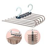 【Breite Anwendung】Perfekt für Hosen, Kleider, Handtücher, Jogginghosen, Schals, Kleider, Krawatten und mehr. Der Kofferraum und die Hose können verstaut werden, ohne dass sie neu angeordnet werden müssen. Hängen Sie sie einfach auf Reisen auf. Geeignet für Badezimmer, Apartments und vieles mehr.