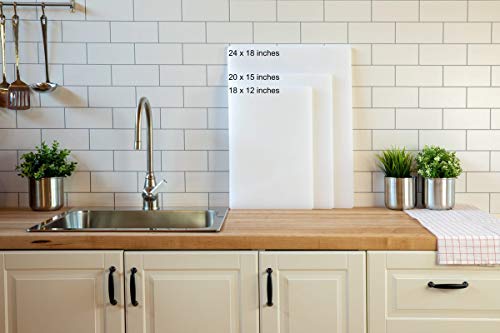 image for Thirteen Chefs Commercial Purple Plastic Cutting Board NSF, Extra Larg