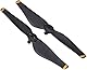 Dilwe Schnellwechsel-Propeller für Mavic Air, 2X CCW Propeller + 2X CW Propeller - Kohlefaser Verbundstoff - Upgrade Propellers für Mavic Air, 2 Paare (Gold Stripe)