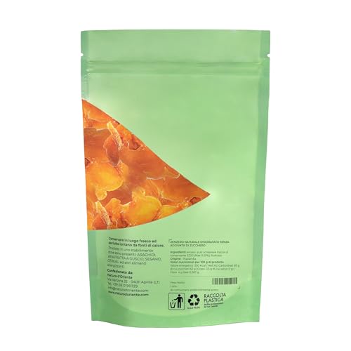 Natura d'Oriente Dehydrierter Natürlicher Ingwer Ohne Zucker, 500 g