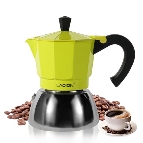 3-Cup Stovetop Moka Pot Espresso Maker (Induction)
