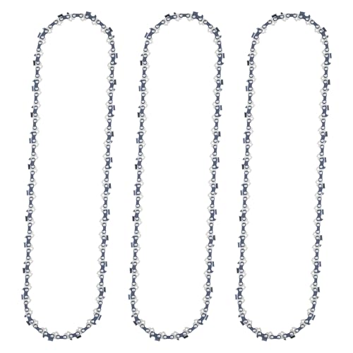 14" Chainsaw Chain Replacement for EGO Chain Saw CS1400,CS1401,CS1403,AC1400 Chainsaw Blade,52 Drive Links 0.043" Gauge 3/8" LP Pitch (3 Pack)