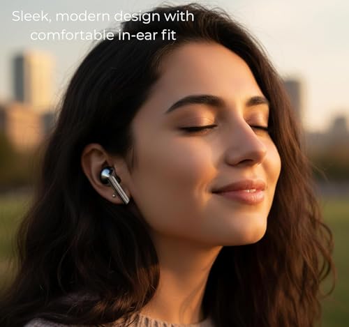 Image of Galax y Buds 3 Pro Wireless Earbuds, Powered by Galax y AI, IP57, Active Noise Cancellation, Adaptive Noise Control, 37hrs Battery, 360 Surround Sound, Pinch Controls, Gala xy Ecosystem, Grey