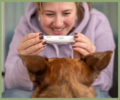 Doderm - SOS Hydro Repair Gel 15 ml - Gel für Hund, Katze und Pferd - für akute Hautprobleme, Juckreiz, Hot Spots, Sonnenbrand, Hautirrationen, Wunden, Kratzer, Allergie, Pflege