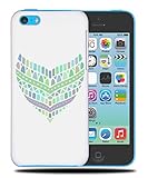 Teal Floral Mandala Phone CASE Cover for Apple iPhone 5C