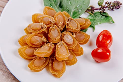 Royal seafood USA Premium Wild Caught Abalone 70-80PCs 九龍堂 野生南美迷你鲍鱼 70-80头 16oz