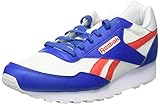 Reebok Rewind Run, Zapatillas Unisex adulto, Ftwr White Vector Blue Dynamic Red, 40.5 EU