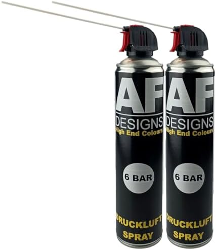Druckluftspray – Hochleistungsspray für PC- und Elektronikreinigung | Kraftvolles Entfernen von Staub und Schmutz 2x600ml