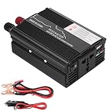 DEWIN Inversor solar automático de 24 V a 220 V, convertidor de voltaje de 3000 W, convertidor de onda sinusoidal modificada