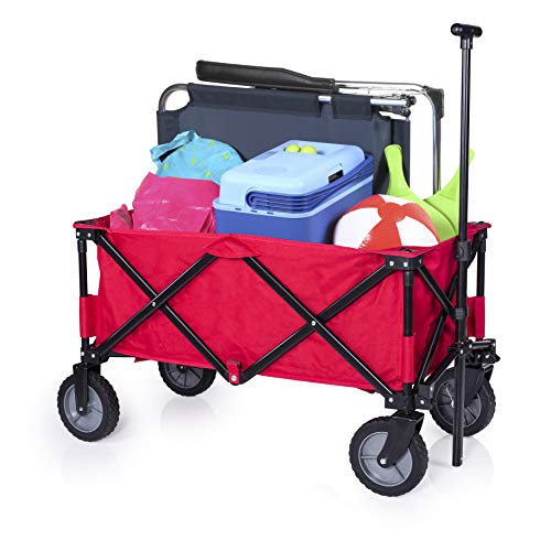 CAMPART TRAVEL HC-0910 opklapbare strandwagen / bolderkar - 70 kilogram belastbaarheid met tas - Afbeelding 8