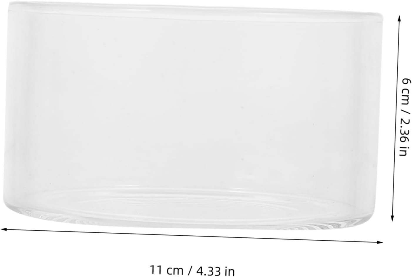 Sosoport 5pcs Sturdy Glass Plant Pot Micro Landscaping Bottle Terrarium for Home Office Decor