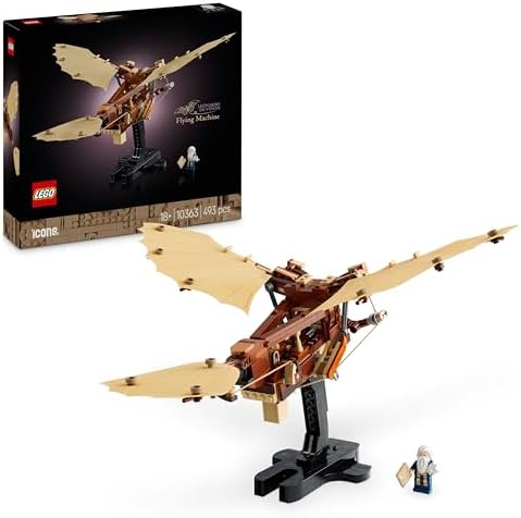 LEGO Icons Flying Machine by Leonardo da Vinci Model for Adults o...