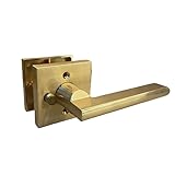 door lever Cerradura De Manija De Tres Palancas Para Puerta De Baño Interior, Puerta De Madera Para Dormitorio Doméstico, Cerradura De Lengüeta Única De Seguridad Universal door handle ( Size : Otros