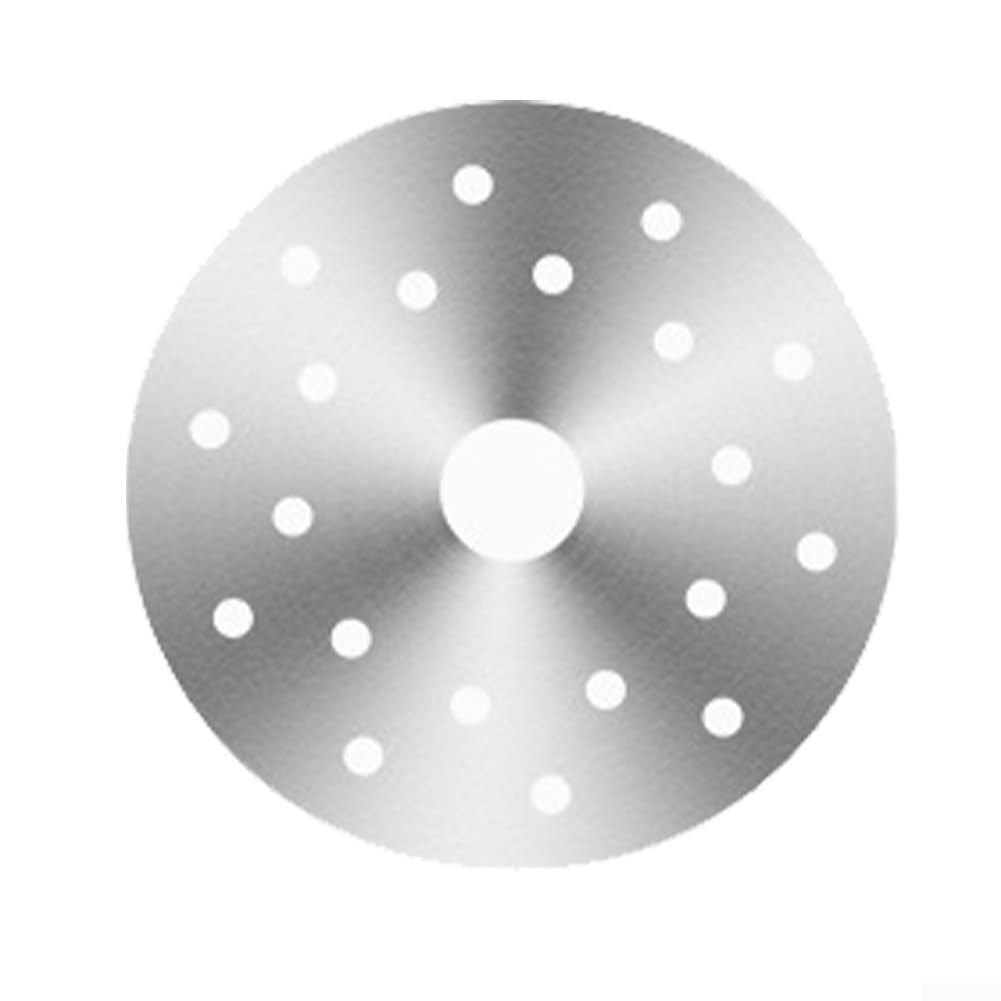Placa adaptadora de difusor de calor de acero inoxidable para uso en cocinas de inducción con ollas de vidrio y otros utensilios de cocina no magnéticos para transferencia de calor uniforme (23 cm) — view 13