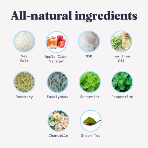 Duradry Foot Soak - Deodorizing Dead Sea Salt For Soaking, All-Natural Foot Bath Salts, Vegan, Cruelty-Free, Colorant-Free, Up To 7 Soaks, Tea Tree Oil & Spearmint - 14 Oz #TOP4