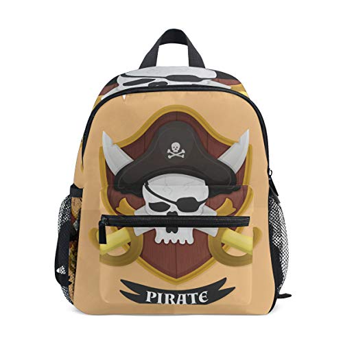 Espada Calavera Pirata Mochila para Preescolar Niñas Niños Toddler Kids Estudiante Mochilas para Infantiles 1-6 Años Cover