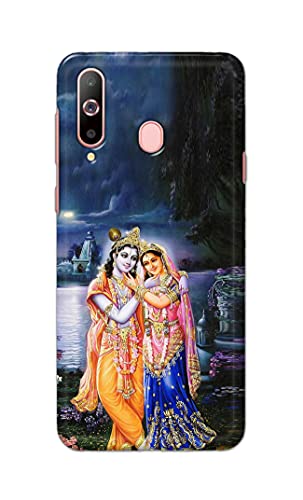 Image of Printed Hard Back Cover Case for Samsung Galaxy A60 | Samsung Galay M40 Back Cover (Radha Krishna) -1803