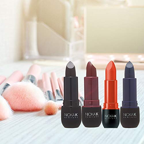 Nicka K Vivid Matte Lipstick Nms07 Black #TOP3