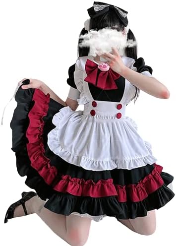 Amazon コスプレ メイド服 コスプレ 衣装 アニメ セクシー コスチューム コスプレ衣装 大人用 ハロウィン ワンピース エプロン 小悪魔 衣装 ハロウィン 結婚式 余興 Fxy1350 2xl 並行輸入品 コスプレ 仮装 通販