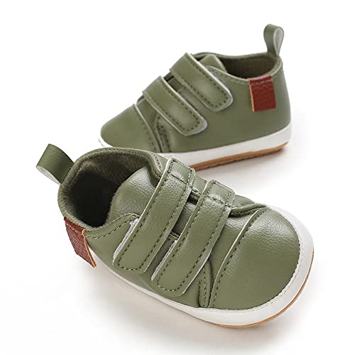 Image of Clowora Baby Boys Girls Shoes Non-Slip Rubber Sole Sneakers Infant First Walking Toddler Crib Shoes Newborn Loafers Flats.