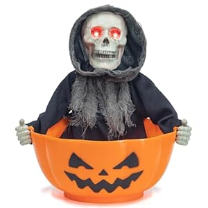 Ki Store 24Halloween Bonbonservierer Skelett 29cm