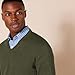 Amazon Essentials Men's V-Neck Pullover Sweater (Available in Big & Tall), Olive Heather, XX-Large