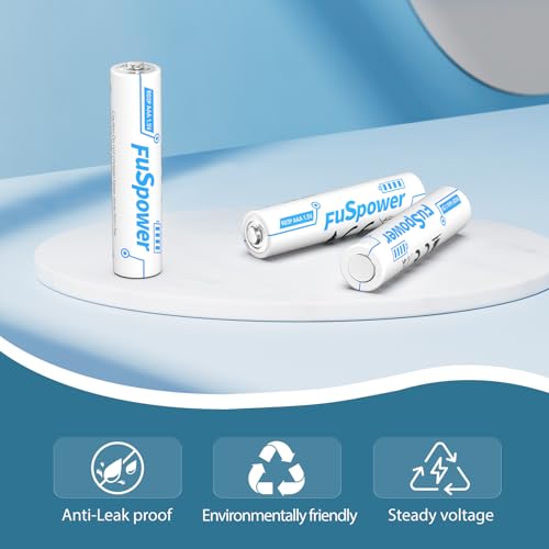 Fuspower 60 Pack AAA Batteries Non-Rechargeable Triple A Batteries Bulk R03P Heavy Duty 3A Battery 1.5V for Office and Home Devices - Thumbnail 2