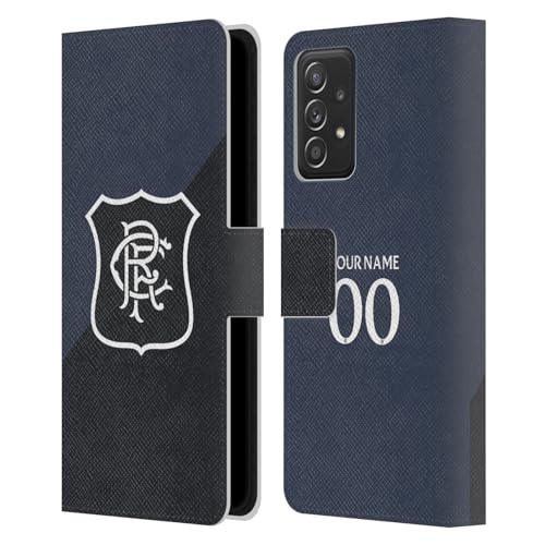 Étui portefeuille Rangers FC en cuir premium pour Galaxy A52