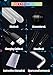 Lightsaber, Dueling Lightsabers 2 Pack - Metal Hilt Double Bladed RGB Lightsaber with 20 Gradient Colors 4 Modes 40-inBlades USB Rechargeable Adult Kids Toys for Halloween Christmas Birthday Gifts