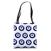 Evil Eye Greek Turkish Talisman Mati Charm Tote Bag