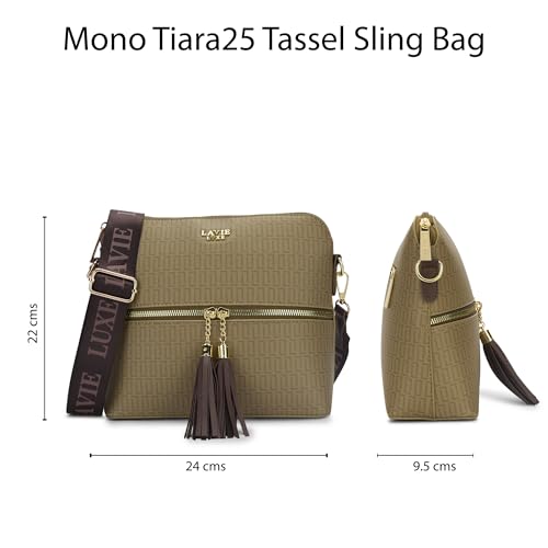 Image of Lavie Luxe Women's Tiara Crossbody Sling Bag | Ladies Purse Handbag | Gift for Women