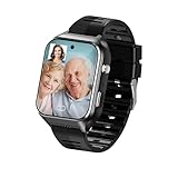 Smart Watch per anziani con localizzatore GPS, allarme SOS, chiamata a 2 vie, funzione video, impermeabile IP67, ideale per il monitoraggio degli anziani