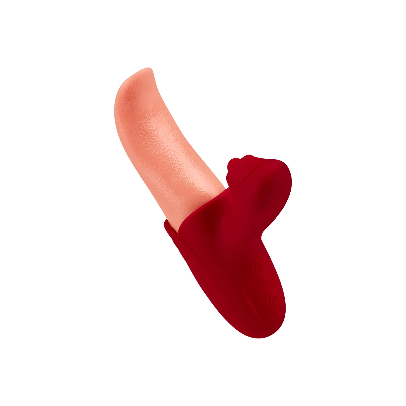 EIS, vibratore, vibratore Rabbit a forma di lingua, 15,5 cm, impermeabile (IPX6), ricaricabile, 2 motori con 7 programmi di vibrazione ciascuno, materiale delicato sulla pelle