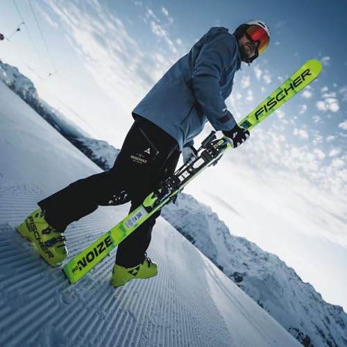 Fischer RC4 Noize ST Yellow Superflex Alpine Ski, Carving Ski, 170 cm, On-Piste Rocker with Bindings RC4 Z12 GW Z3.5-12, Prepared Slope Only for Good Riders and Experts - Image 7