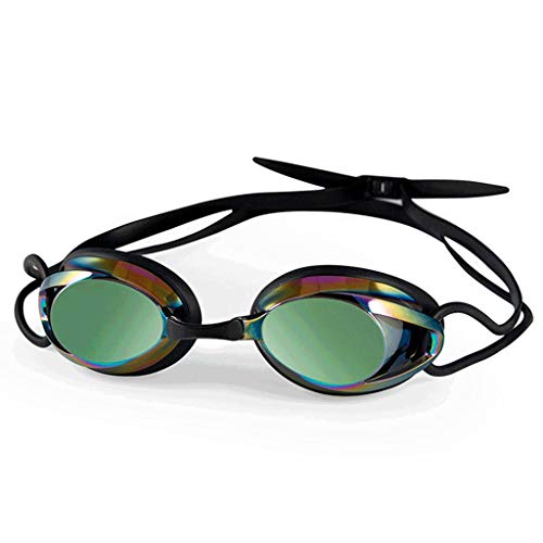 Lunettes de natation grand cadre anti-buée pour femmes et hommes