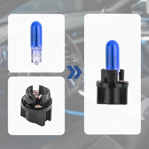 20 unidades bombillas halógenas T5 para tablero automotriz miniatura 4