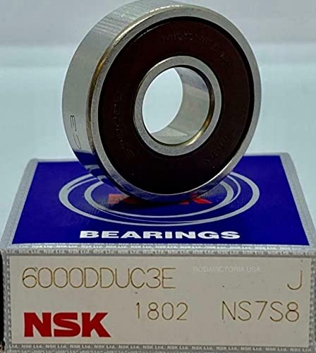 NSK 6000 DDUC3 Deep Groove Radial Ball Bearing 10x26x8mm 6000 RS 6000 2-RS