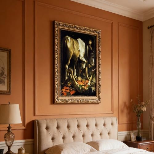 Impression toile Caravage Conversion chemin Damas decoration murale 61x91